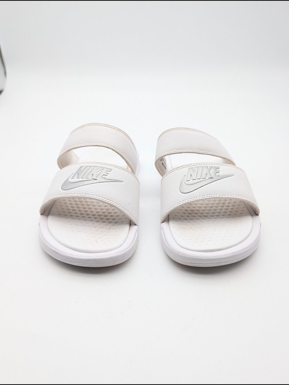Nike Womens Benassi Duo Ultra Slide Sandals White Size US 7